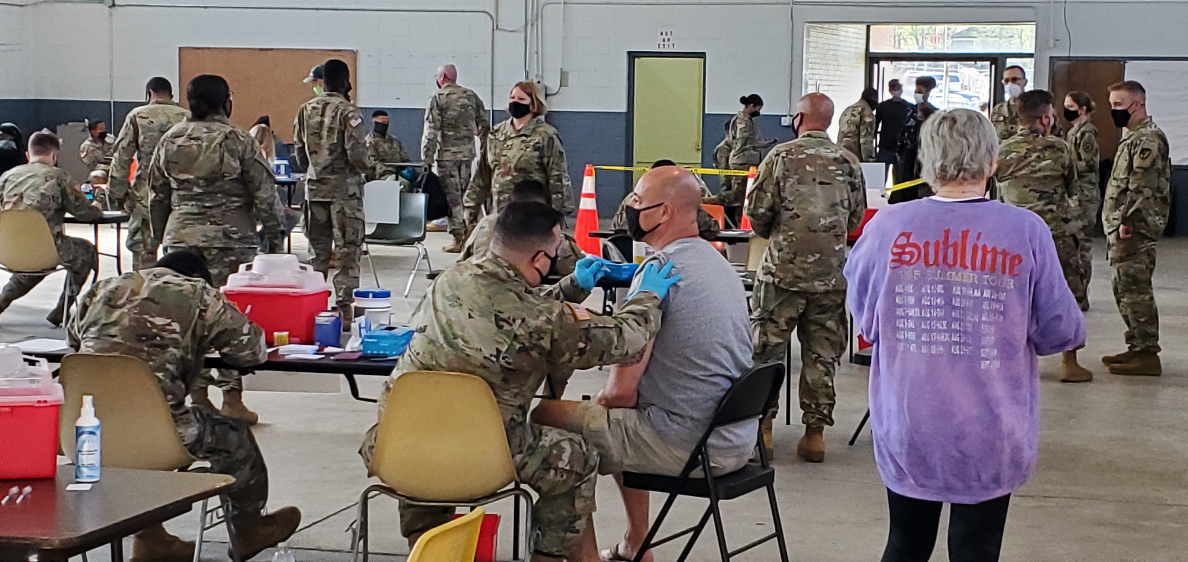 Lowndes County residents receive Covid vaccination at the ...